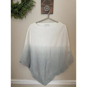 Barefoot Dreams Cozy Chic Ultra Lite Ocean Breeze Ombre Poncho One Size
